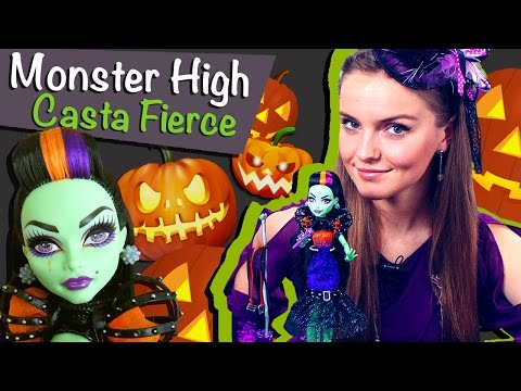 Видео: Casta Fierce (Каста Фирс) Monster High Обзор и Распаковка Halloween\ Review CFV34