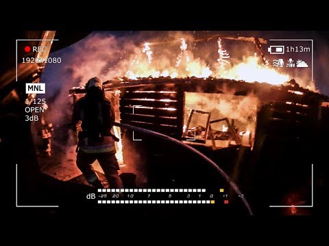 Видео: Глазами пожарных #37: Пожар.Горит баня.Угроза дому.