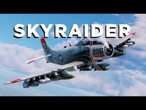 Видео: A-1 Skyraider — легенда винтового самолёта