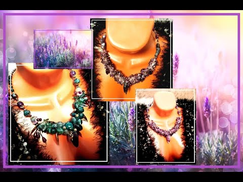 Видео: KONOVA SVETLANA. ПЕРЕДЕЛКА: Из каменной крошки и не только: 3 колье.