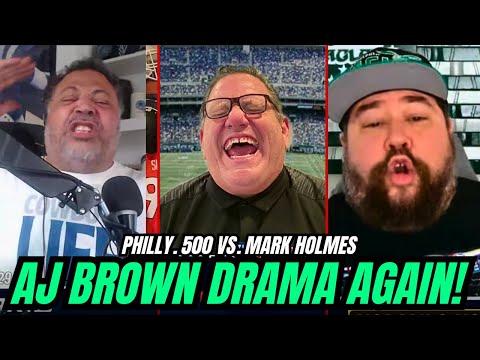 Видео: Philly.500 и Марк Холмс ДЕБАТЫ Драма Эй Джей Брауна «Иглз», нападение, игра «Пэкерс» и многое дру...