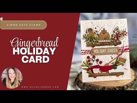 Видео: Создайте праздничную открытку с имбирными пряниками по этому увлекательному мастер-классу!