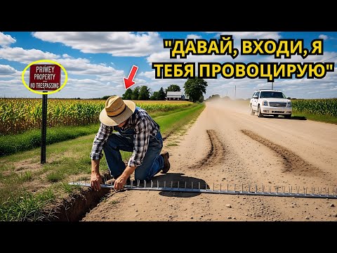 Видео: HOA-КАРЕН ЕЗДИЛА ПО МОЕЙ ФЕРМЕ — Я УСТАНОВИЛ ШИПОВАННЫЕ ПОЛОСЫ! | ENTITLEDPEOPLE REDDIT