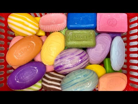 Видео: ASMR🔪🧼cutting dry soap 🔥Резка сухого мыла❤️💜💙💚💛🧡🤍🩵🤎🩶