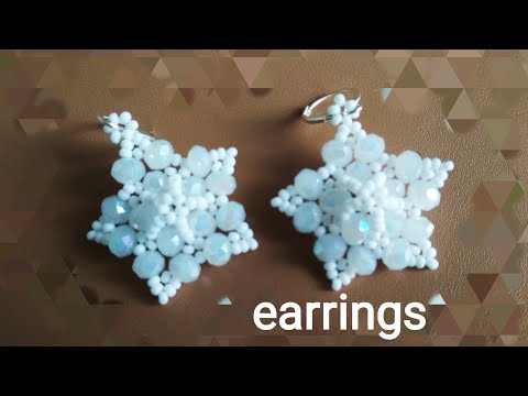 Видео: Серьги из бисера и бусин. Мастер-класс. Earrings