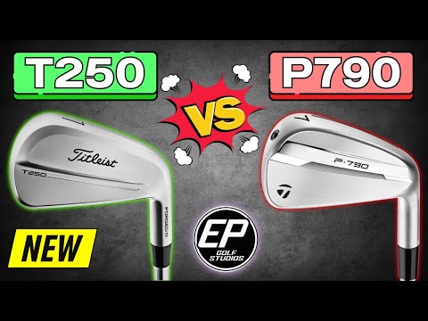 Видео: КТО ЛУЧШЕ?! Titleist T250 против Taylormade P790 — битва игроков на дистанции (С ПРОМАХАМИ!)