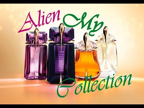 Видео: Thierry Mugler Alien- моя скромная коллекция/Thierry Mugler Alien My Collection