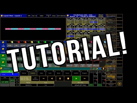 Видео: Учебное пособие по созданию генератора цветовых эффектов освещения MA2