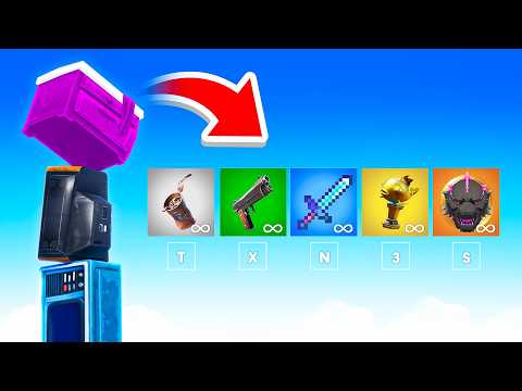 Видео: Fortnite, но СТОЛПЫ дают вам СЛУЧАЙНЫЕ ПРЕДМЕТЫ!