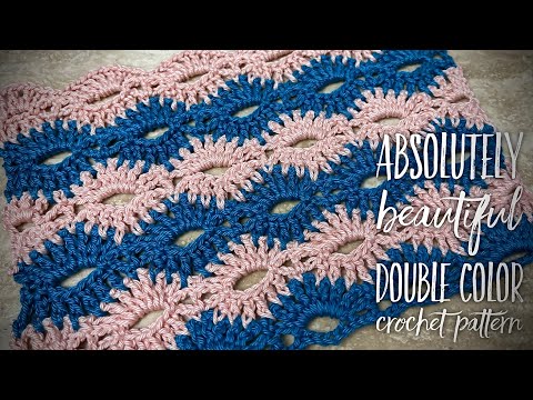 Видео: ВЯЖЕМ КРЮЧКОМ ДВУСТОРОННИЙ УЗОР “MAJORCA” 🦋 / HOW TO CROCHET ABSOLUTELY BEAUTIFUL PATTERN