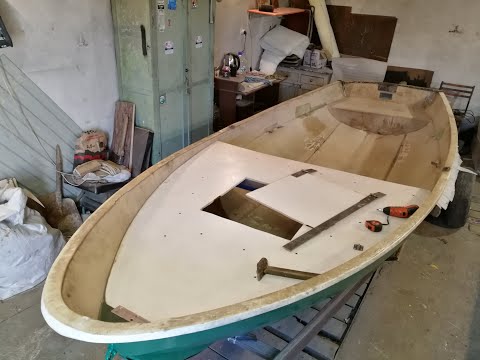 Видео: Пластиковая лодка . Ремонт и тюнинг . (3)