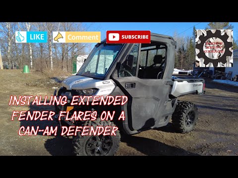 Видео: Установка расширителей крыльев на CAN-AM DEFENDER — простые шаги для достижения наилучших результ...
