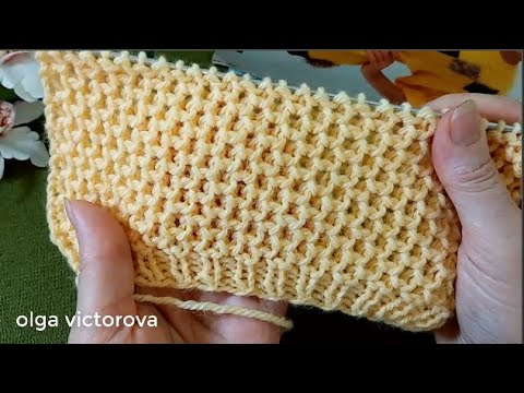 Видео: НЕПРИВЫЧНО - НЕОБЫЧНЫЕ СОТЫ. РЕЛЬЕФНЫЙ УЗОР 1035 Узоры спицами KNITTING PATTERN