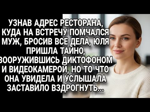 Видео: Юля тайно записала встречу мужа в ресторане и ужаснулась услышанному...