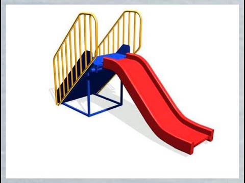 Видео: 3ds Max. Горка детская 01