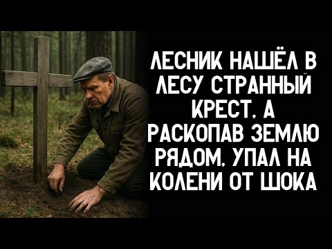 Видео: Лесник нашёл в чаще странный крест, а раскопав землю рядом, упал на колени от шока