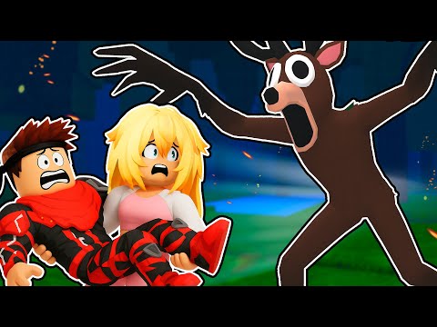 Видео: 99 ночей в лесу МОНСТР олень охотится за нами в 99 Nights in the Forest в Роблокс !