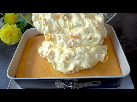 Видео: Легкий торт за считанные минуты! Этот рецепт ищут все! Просто и вкусно!