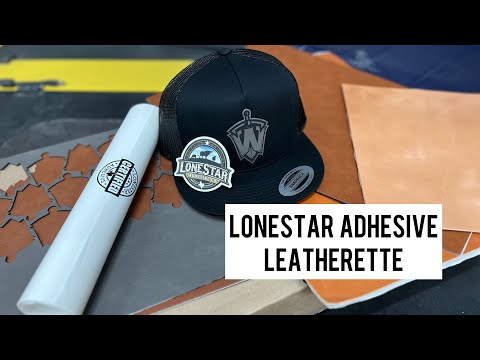 Видео: Клейкая искусственная кожа LoneStar | Тестирование и нашивки на шляпы