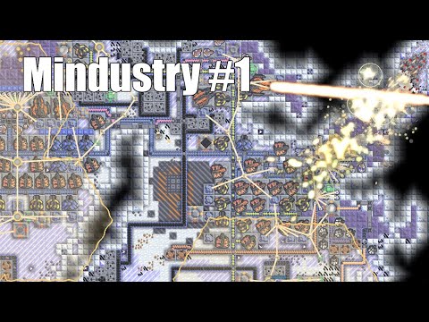 Видео: Пилотный проект: Фабрики, турели и волны врагов! [Mindustry #1]