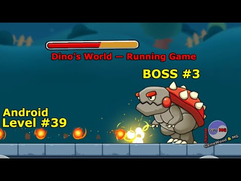 Видео: Level 39. Босс № 3. Прохождение игры Dino's World — Running Game на Android