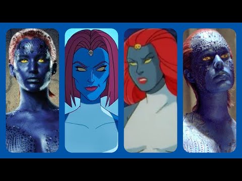 Видео: Эволюция «Мистик» в мультфильмах и фильмах (Marvel Comics)