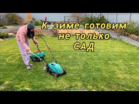 Видео: ВЛОГ из сада! Уборка участка перед зимой!