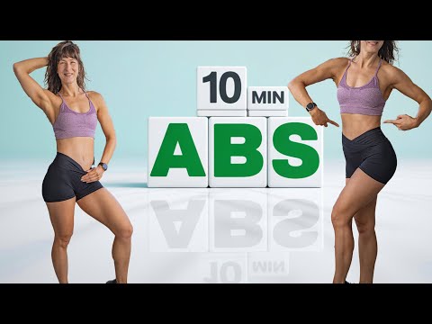 Видео: 10-минутная тренировка пресса | Total Core дома без оборудования