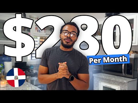 Видео: Что можно получить за 280 долларов в месяц в Доминиканской Республике? | Обзор апартаментов