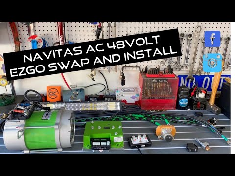 Видео: Как заменить 36-вольтовый EZGO на 48-вольтовый с помощью системы переменного тока Navitas