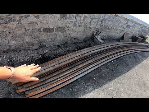 Видео: Трубогиб для арочного ангара. Гнули трубы, делали арки для ангара.й