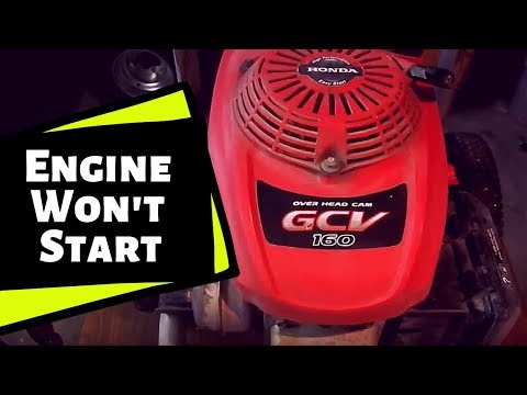 Видео: Мойка высокого давления Honda GCV 160: не запускается