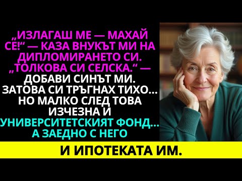 Видео: „Излагаш ме — махай се!“, извика внукът ми на дипломирането си. А синът ми просто…