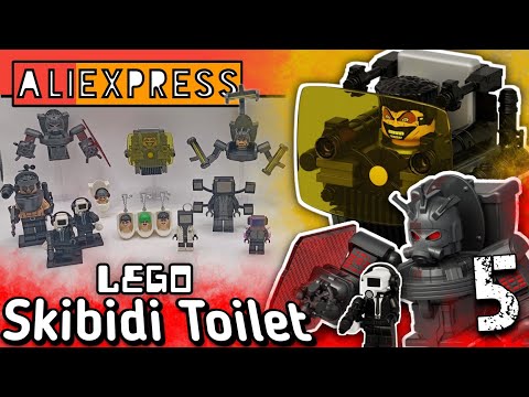 Видео: LEGO SKIBIDI TOILET#5▷ШИКАРНЫЕ ЛЕГО ФИГУРКИ ПО ВСЕЛЕННОЙ СКИБИДИ ТОЙЛЕТ