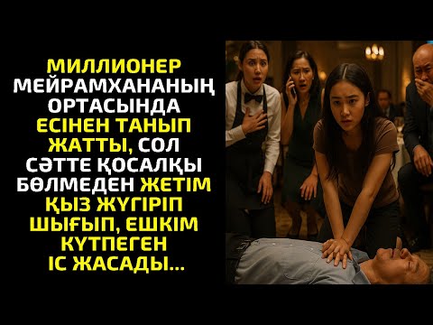 Видео: МИЛЛИОНЕР МЕЙРАМХАНАНЫҢ ОРТАСЫНДА ЕСІНЕН ТАНЫП ЖАТТЫ, СОЛ СӘТТЕ ҚОСАЛҚЫ БӨЛМЕДЕН ЖЕТІМ ҚЫЗ ЖҮГІРІП