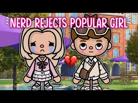 Видео: Задрот *ОТВЕРГАЕТ* популярную девушку 💔😭 || *ГОЛОСОМ* 🎙️|| Toca Boca TikTok Roleplay 🩵🌈