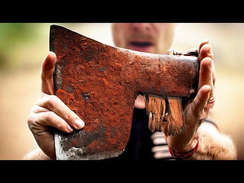 Видео: Восстановление ОГРОМНОГО топора марки TRIPAS 2