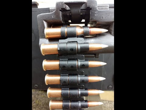 Видео: Пластикова кулеметна стрічка