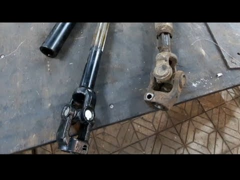 Видео: Укарачиваем кардан рулевой от МАЗа !
