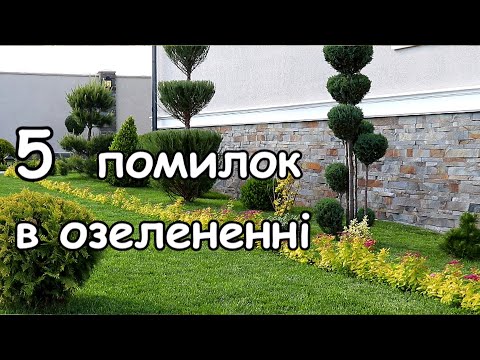 Видео: 5 фатальних помилок в озелененні