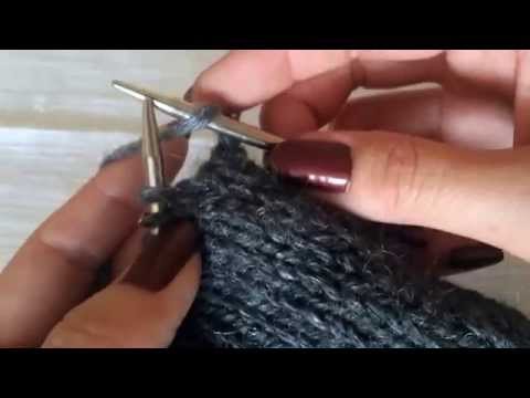 Видео: Вязание носка от мыска с пяткой типа "бумеранг"