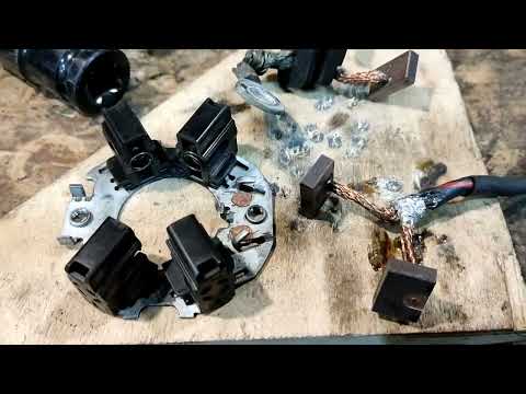 Видео: двигатель для лебёдки из стартера