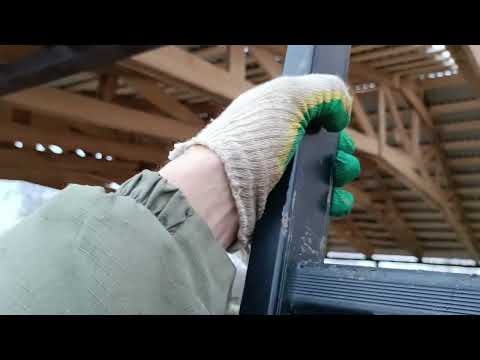 Видео: Строительство навеса - ч.6