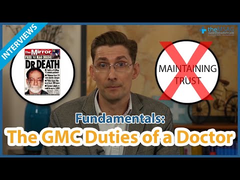 Видео: ОСНОВЫ собеседования в медицинском вузе — Обязанности врача в рамках GMC