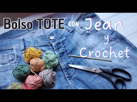 Видео: ПОСМОТРИТЕ, что вы можете сделать!!! СУМКА со СТАРЫМИ ДЖИНСАМИ и КРЮЧКОМ!!!