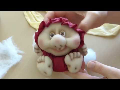 Видео: Кукла неваляшка из колготок, из капрона. Doll from stocking, Roly-poly doll.