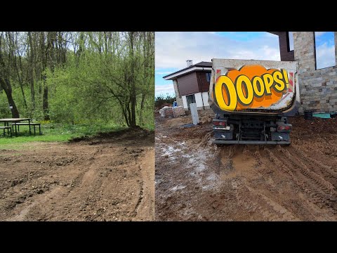 Видео: ОПС! Мъки и неволи с камион !