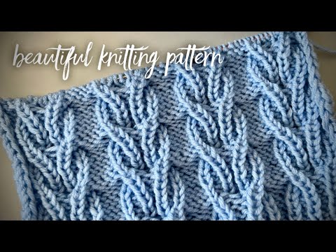 Видео: Роскошная РЕЗИНКА! ❄️Идеальный УЗОР для шапки! Мастер-класс! 💥 Beautiful knitting pattern