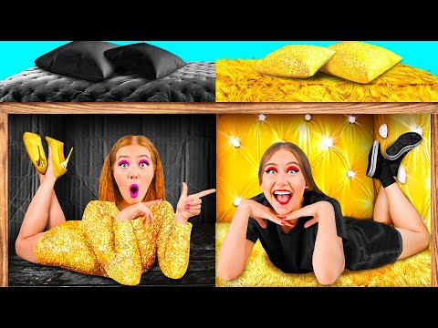 Видео: Секретный Домик Под Кроватью | Богатая vs Бедная Челлендж от DuKoDu Challenge