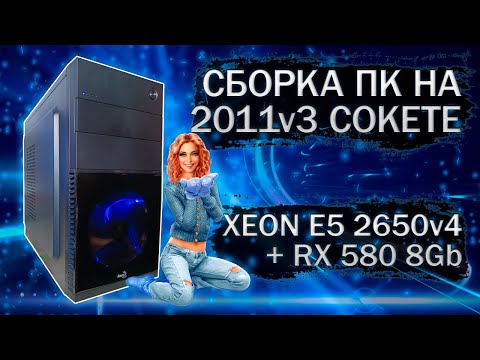 Видео: Сборка компьютера с Xeon E5 2650v4 на LGA 2011v3 и видеокартой SOYO RX 580 2048SP - тесты в играх